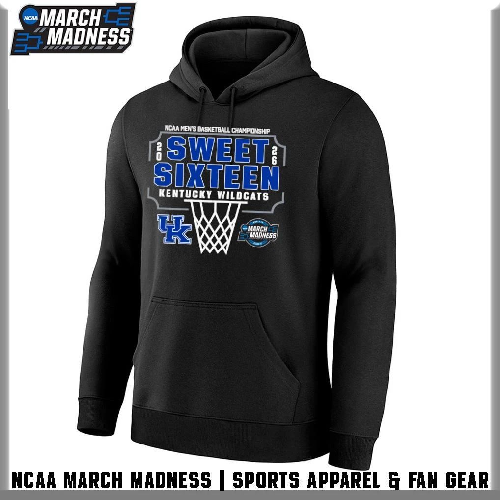 Kentucky Wildcats 2026 NCAA Men’s Basketball Tournament March Madness Sweet Sixteen T-Shirt