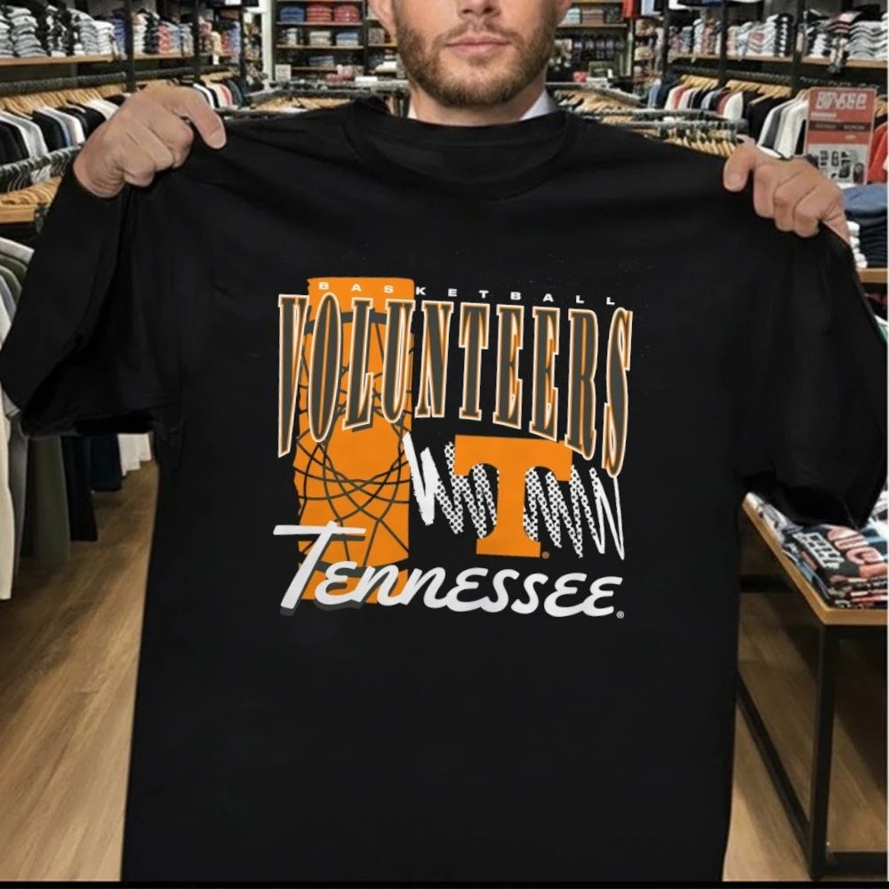 Tennessee Volunteers Men’s Basketball Graphic Tri-Blend T-Shirt