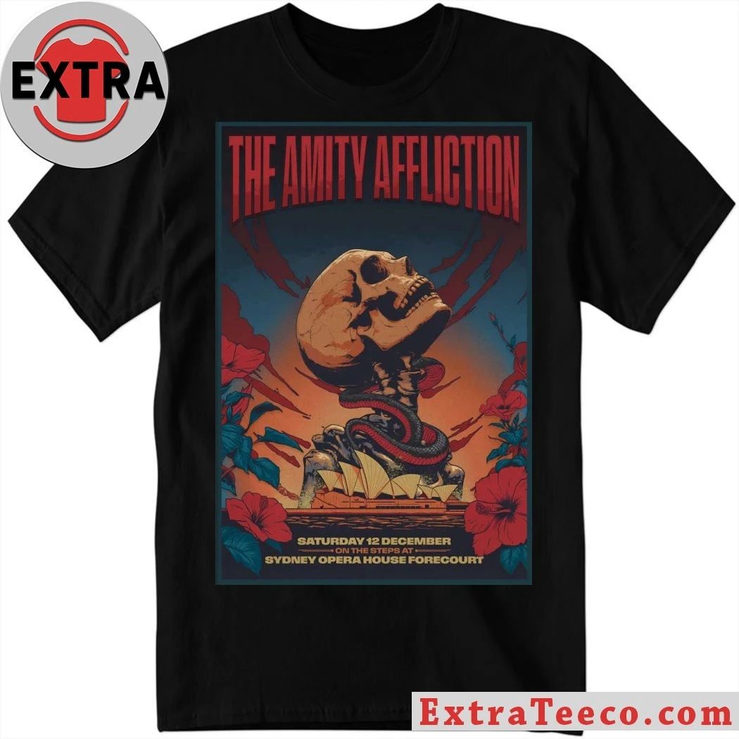 The Amity Affliction In Sydney AUS On Dec 12 2026 Poster T-Shirt