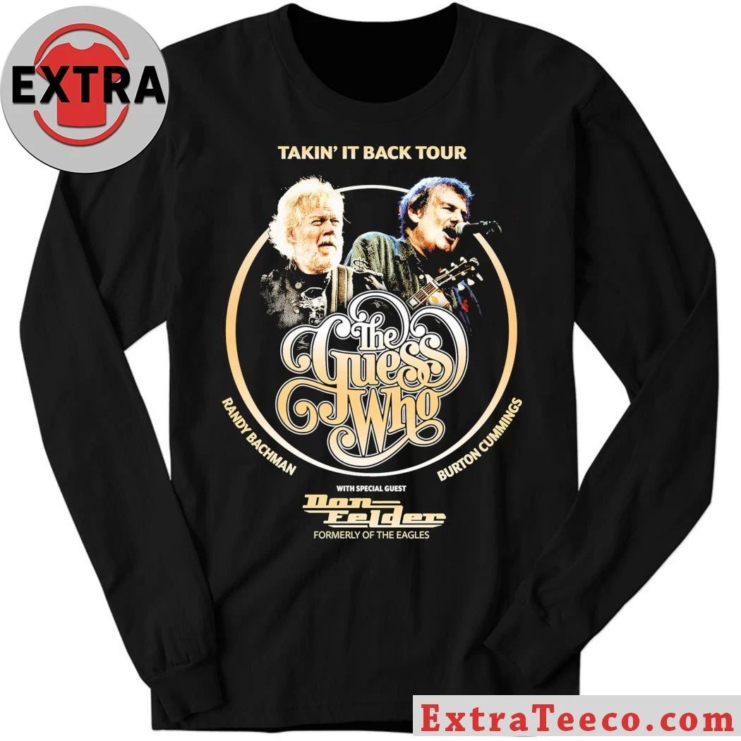 Original Randy Bachman And Burton Cummings Takin’ It Back Tour ock Canada The Guess Who Shirt