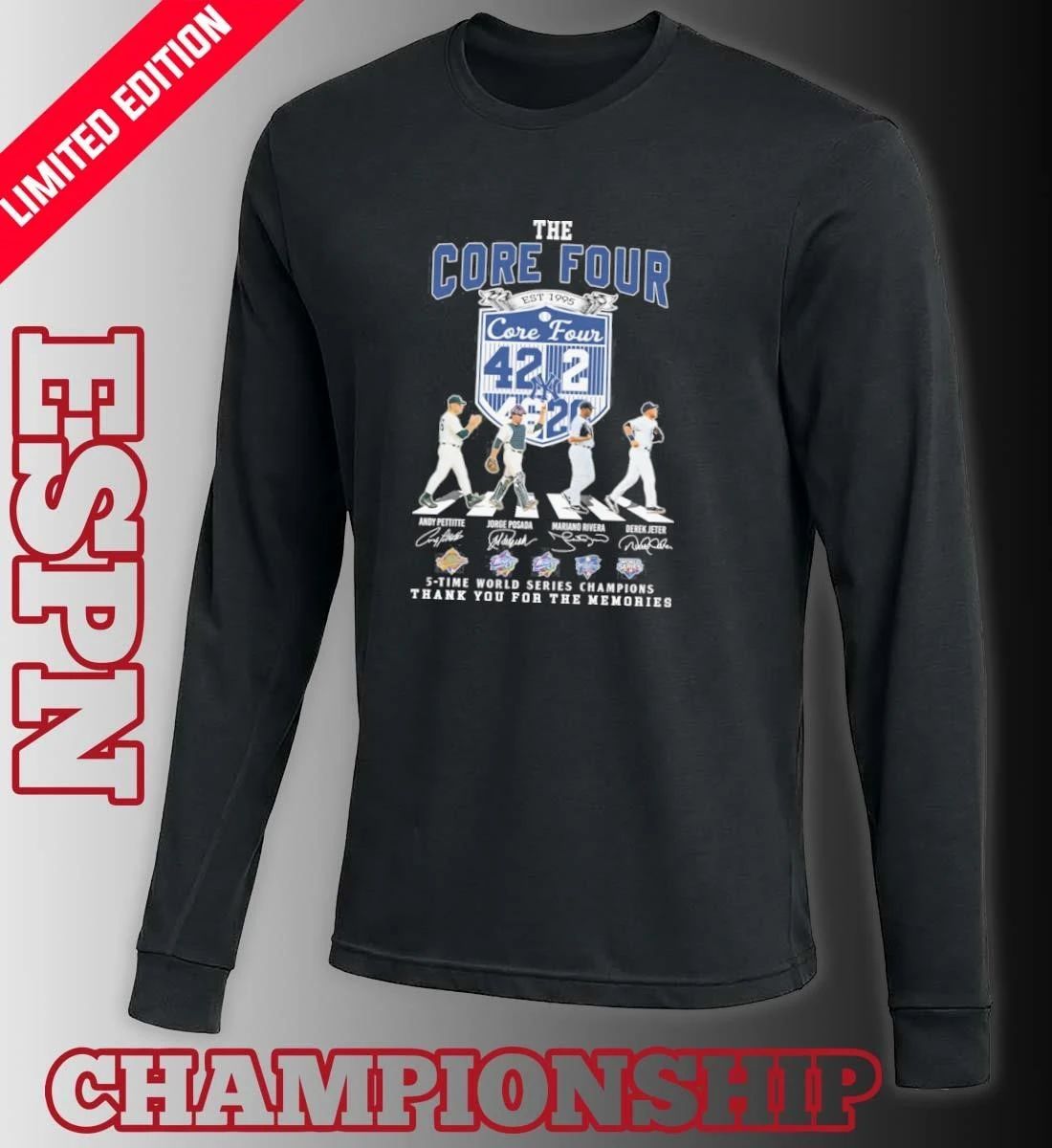 The Core Four Yankees Abbey Road 2026 Shirt
