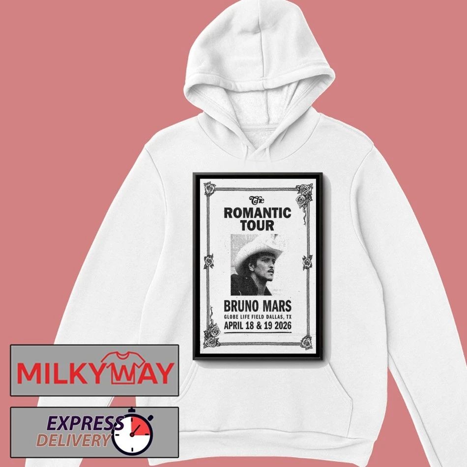 Poster Apr 18-19 2026 Dallas, TX The Romantic Tour shirt