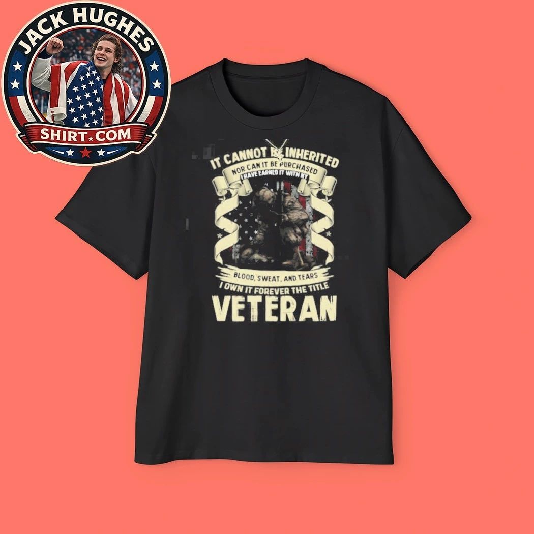 I Earned The Title Veteran Blood Sweat And Tears Kneeling Soldier Shirt