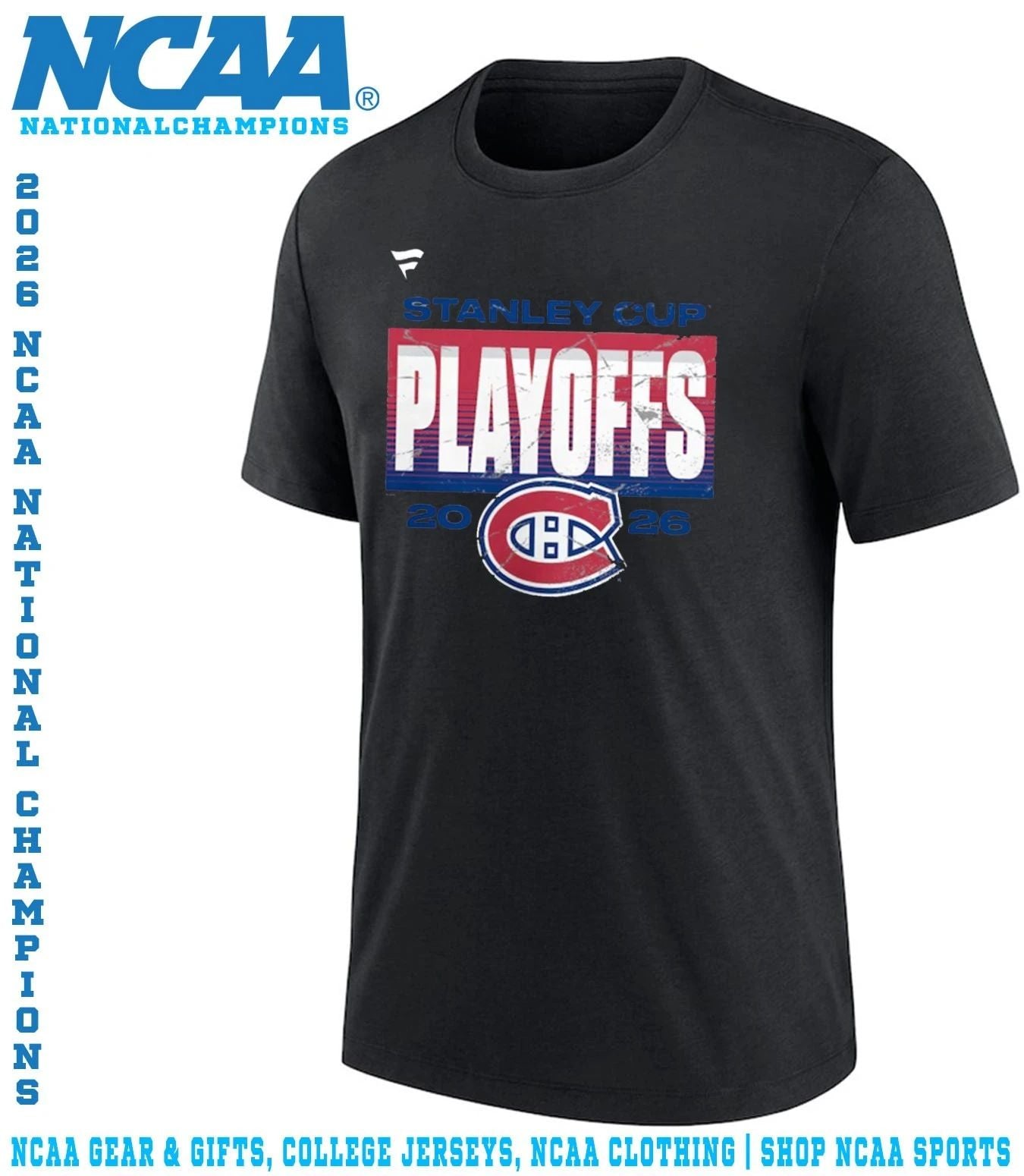 Montreal Canadiens 2026 Stanley Cup Playoffs Vintage Tri-Blend shirt