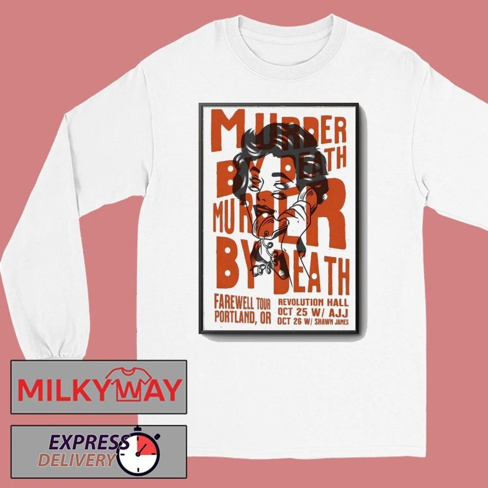 Murder By Death 10 25-10 26 2025 Portland OR Poster shirt