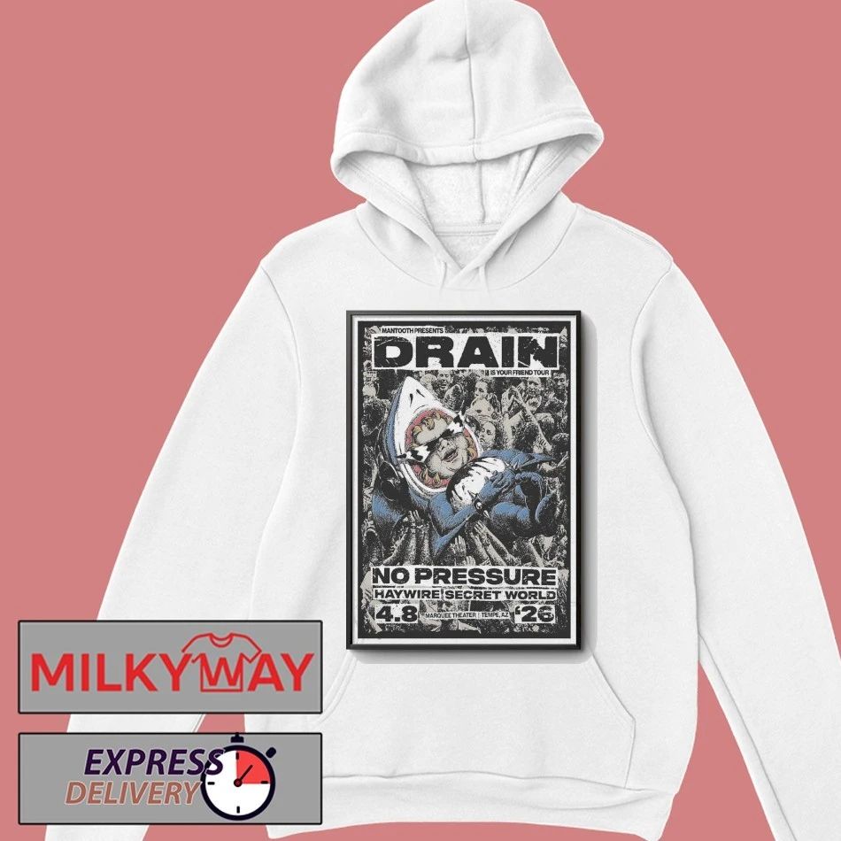 Drain Marquee Theatre In Tempe AZ Apr 8 2026 Poster shirt