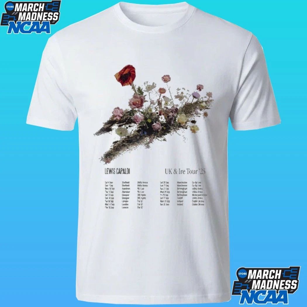 Lewis Capaldi Flowers Dateback Shirt
