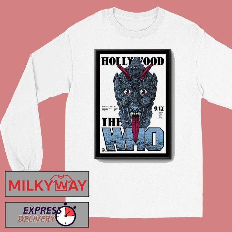 The Who Tour Hollywood, CA 09-17-2025 Poster shirt