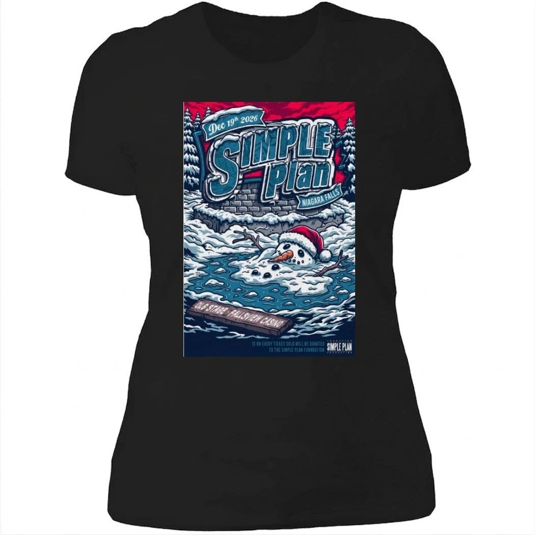 Simple Plan 12-19-2026 Niagara Falls ON Poster Shirt
