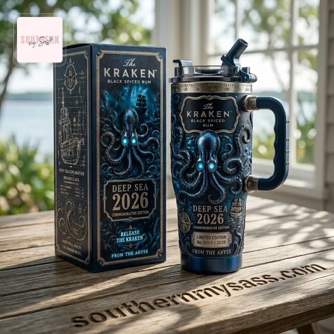 The Kraken Black Spiced Rum 2026 Deep Sea Commemorative Limited Edition Tumbler