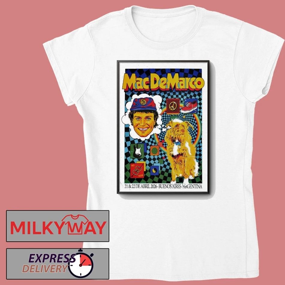 Mac Demarco Buenos Aires Argentina 4 21-4 22 2026 Poster shirt