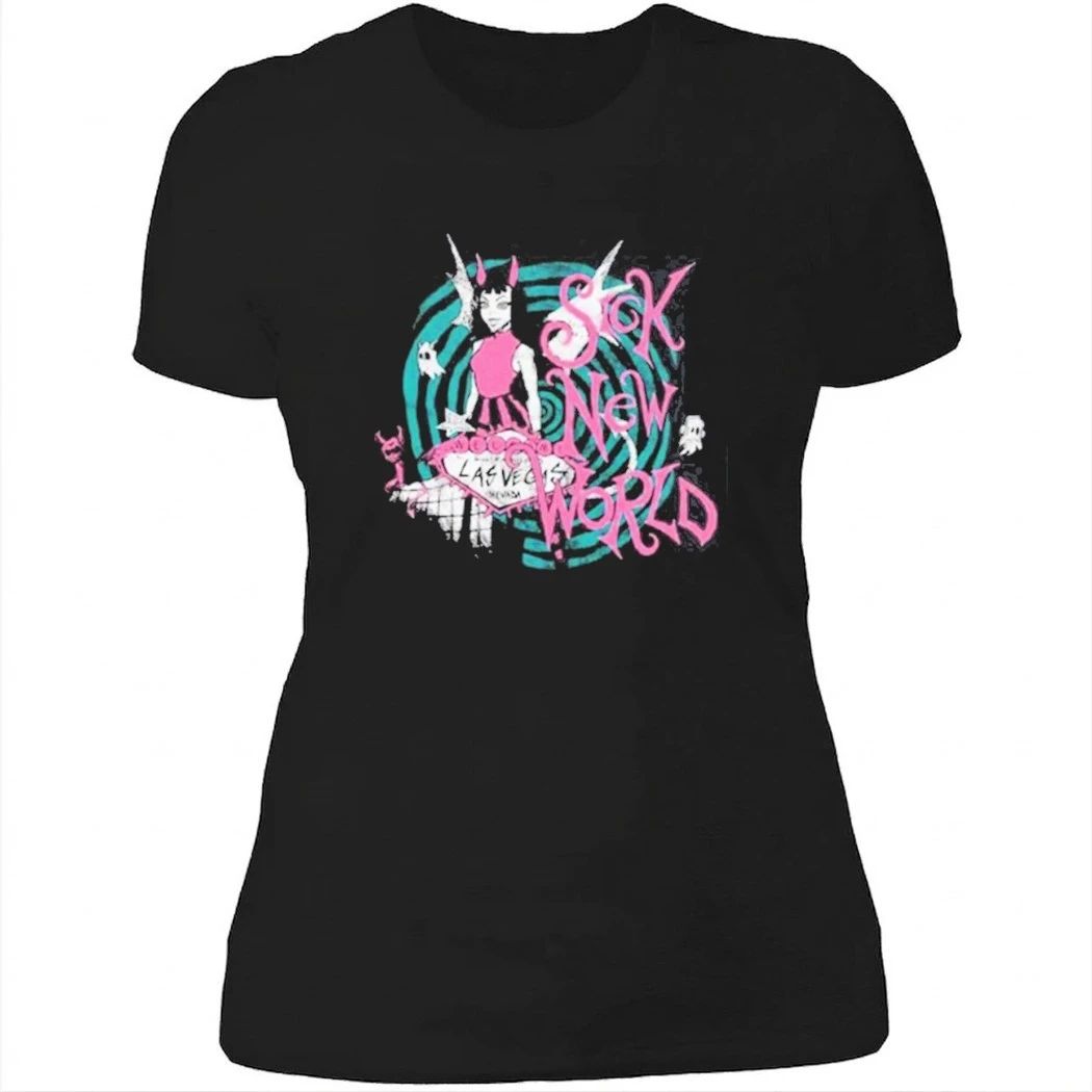 Sick New World Las Vegas 2026 Festival Merch Tee At Las Vegas Festival Grounds On April 25 2026 The Vampire Bat Girl T-Shirt