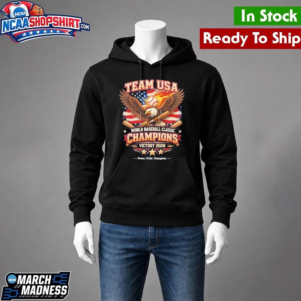 Team USA World Baseball Classic Champions Victory Shirt