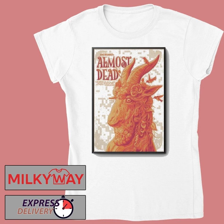 Joe Russo’s Almost Dead Oct 23 2025 Sacramento CA, Oct 24 2025 Oakland CA And Oct 25 2025 Los Angeles CA Poster shirt