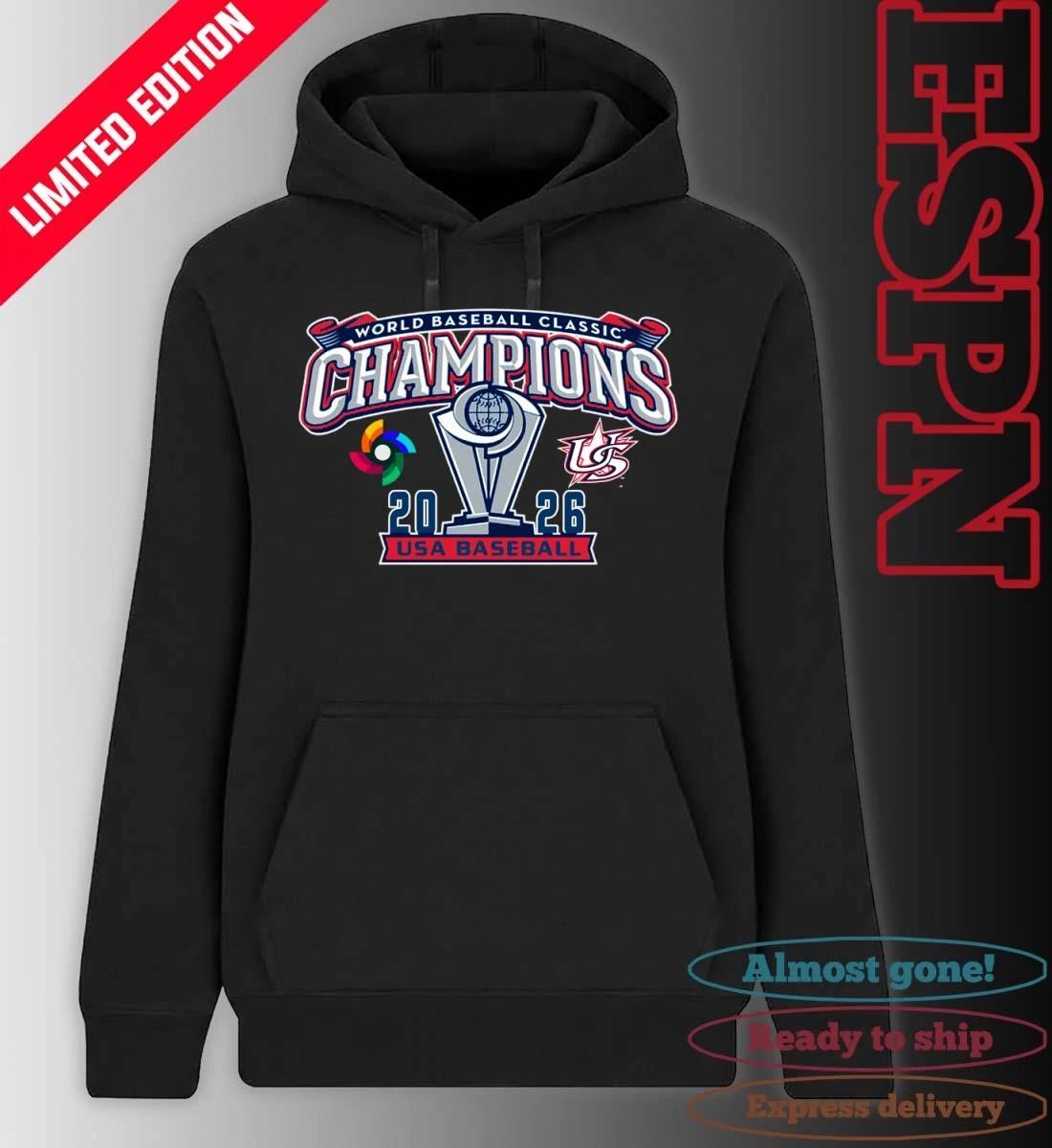 USA Baseball World Baseball Classic 2026 Champions T-Shirt