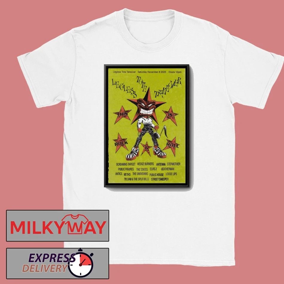 Legless Records Collingwood VIC, November 8 2025 Poster shirt