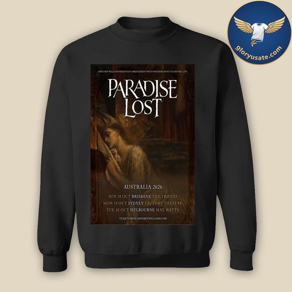 Paradise Lost Australia October 2026 Poster Shirt