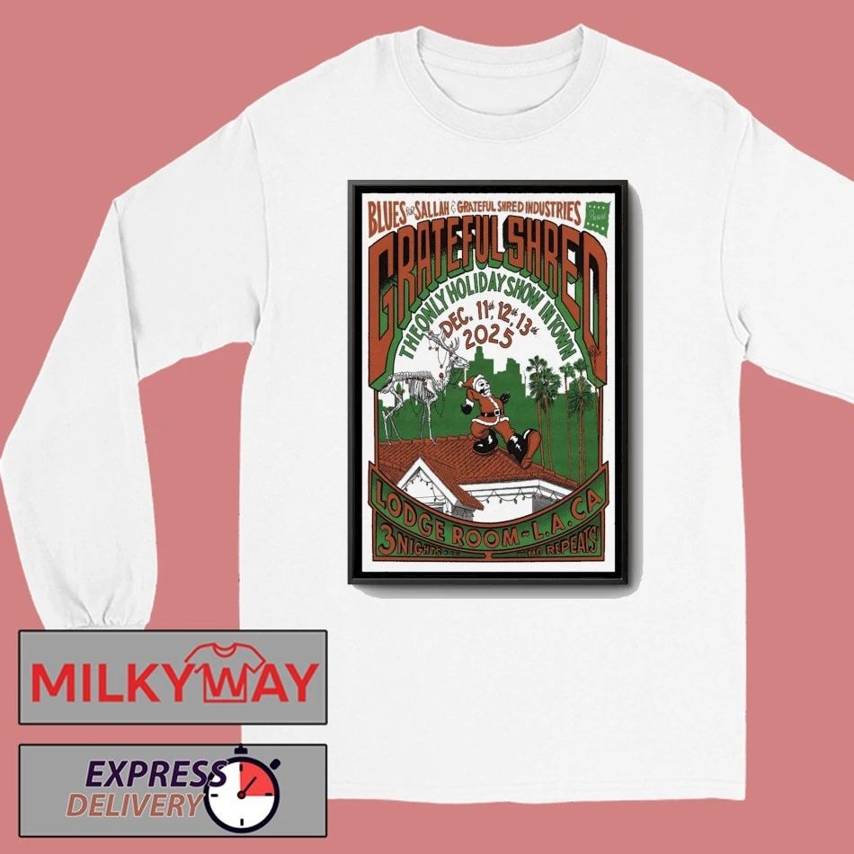 Grateful Shred 2025 Tour Date Poster shirt