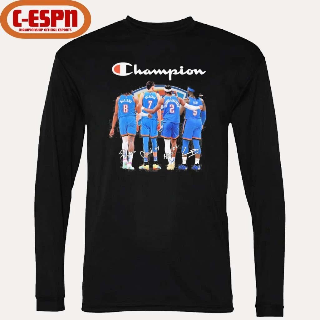 Champion OKC Thunder Williams, Holmgren, Gilgeous-Alexander And Dort Shirt