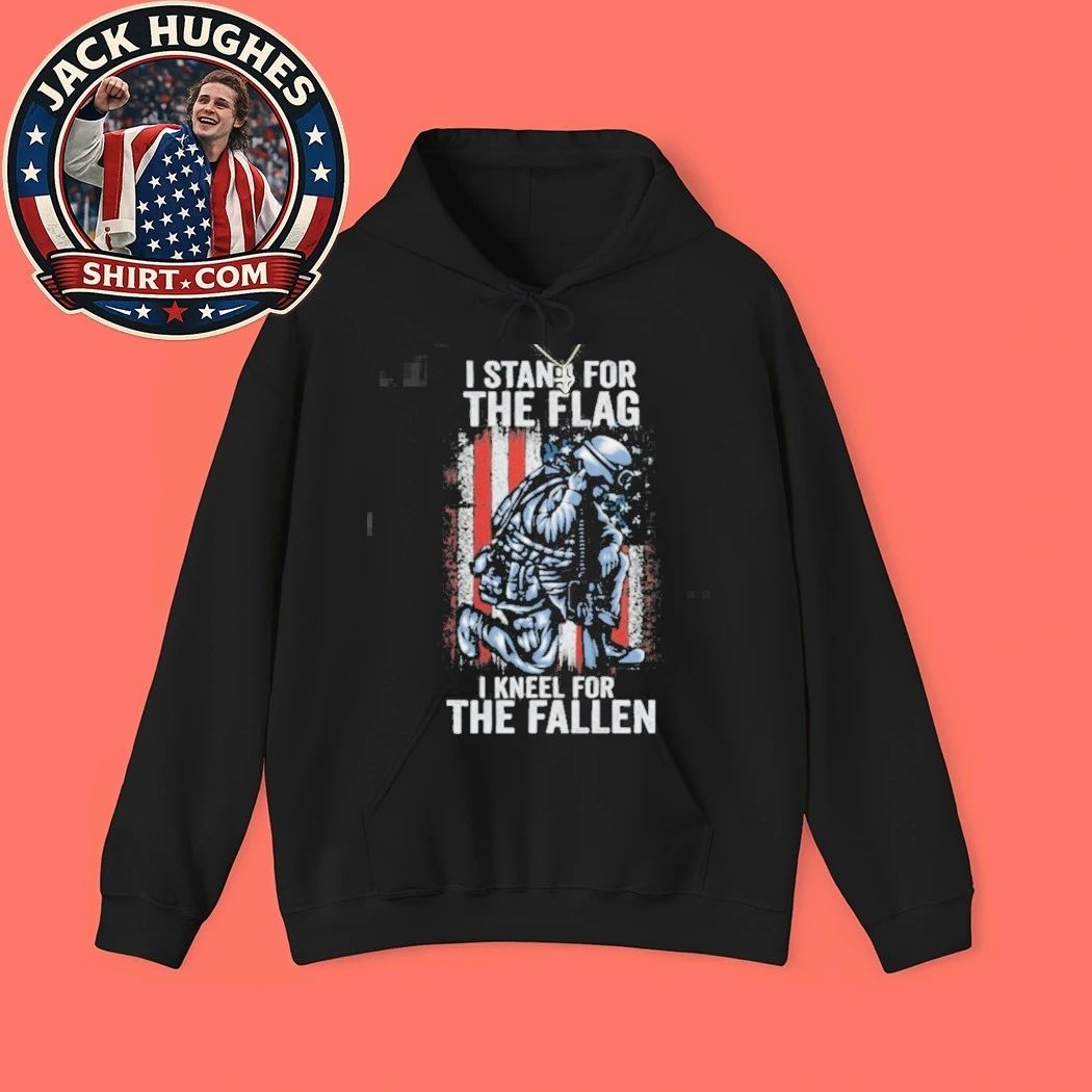 I Stand For The Flag I Kneel For The Fallen Soldier Tribute Shirt