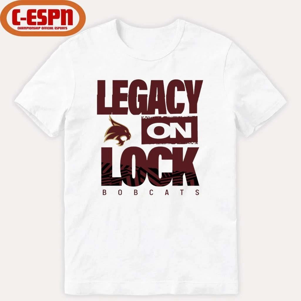 Texas State Men’s Basketball Legacy On Lock Bench T-Shirt