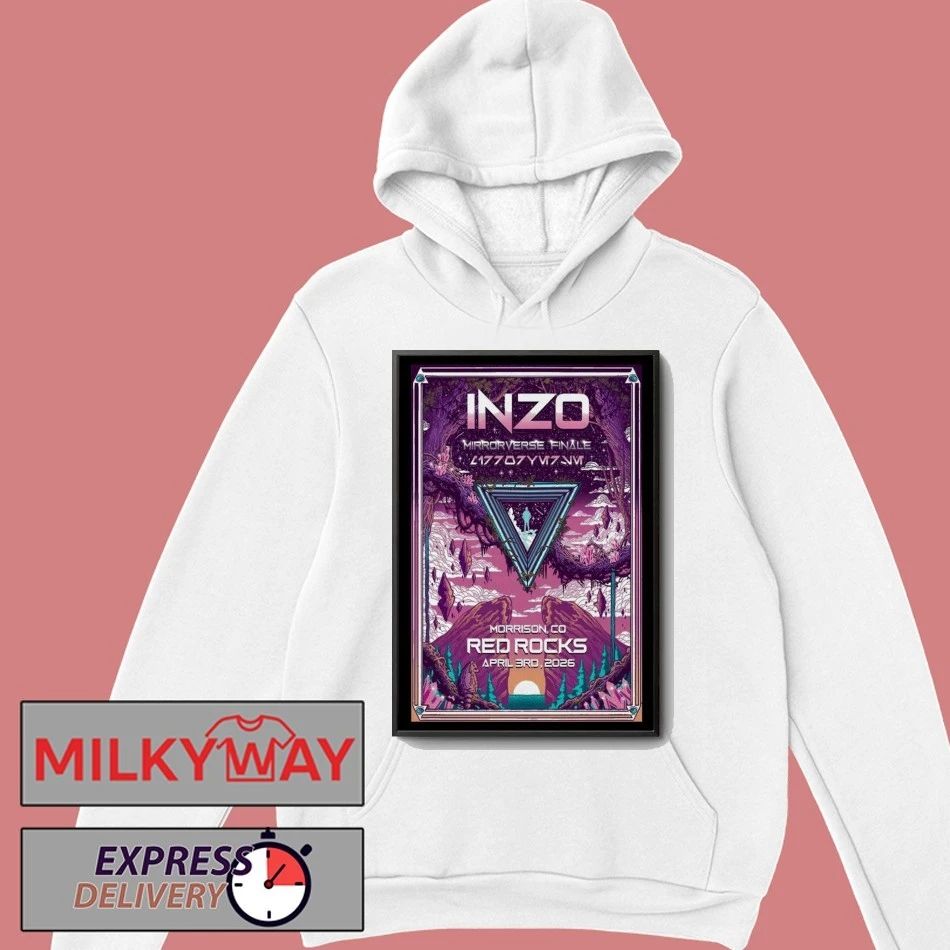 INZO April 3, 2026 Red Rocks Amphitheatre, Morrison, CO Poster shirt