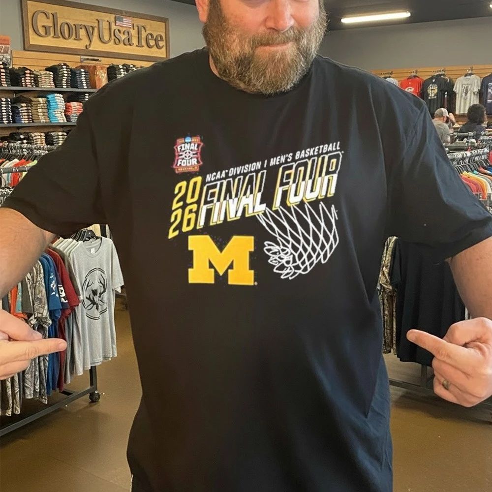 Michigan Wolverines basketball MBB Final Four 2026 T-Shirt