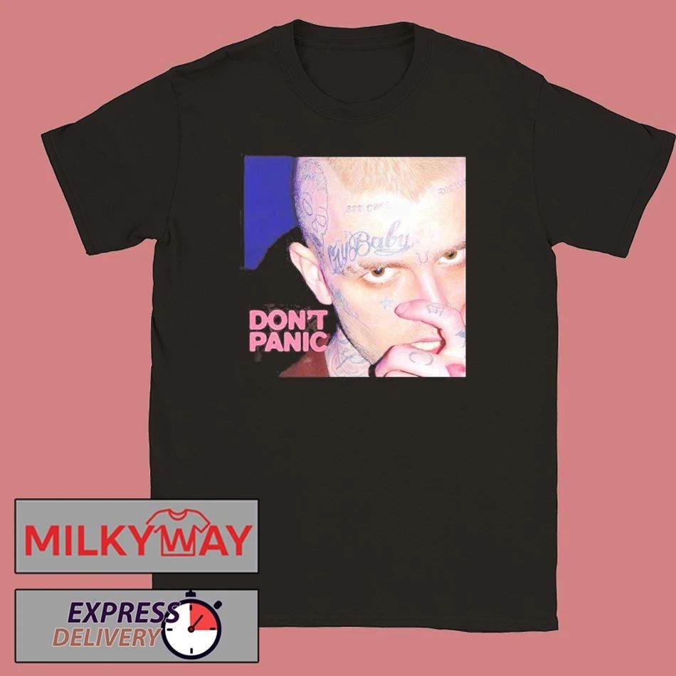 Lil Peep Don’t Panic Single Cover Unisex T-Shirt