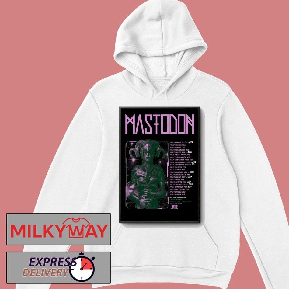 Mastodon 2026 EU Tour Poster shirt