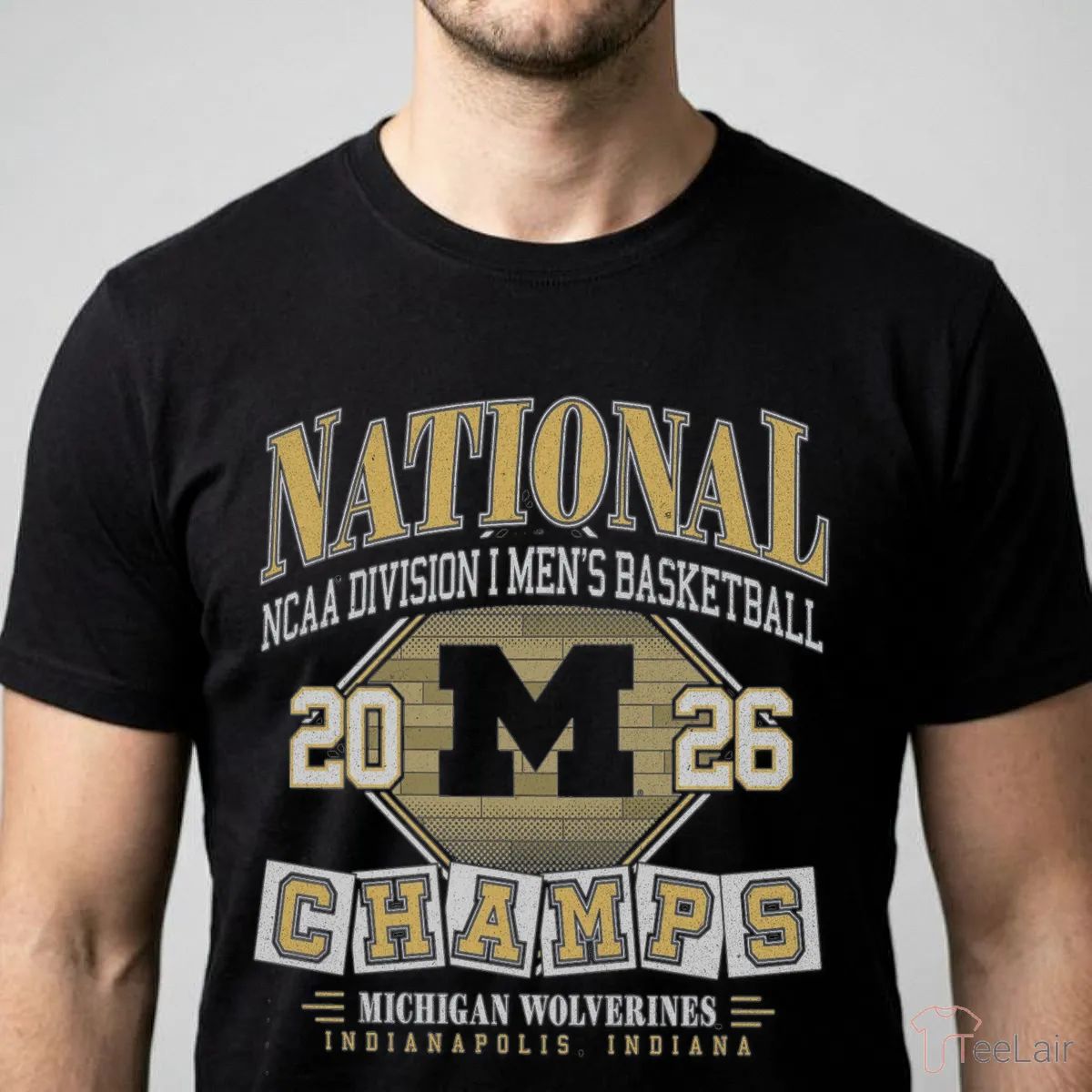 MICHIGAN WOLVERINES NCAA NATIONAL CHAMPIONS ’47 SCRUM T-Shirt
