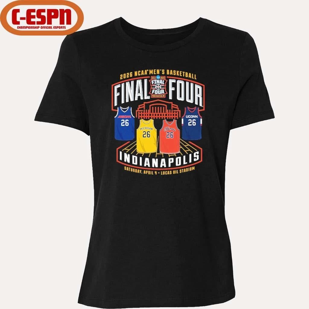 NCAA Men’s Basketball Final Four 2026 Four Jerseys Teams Shirt