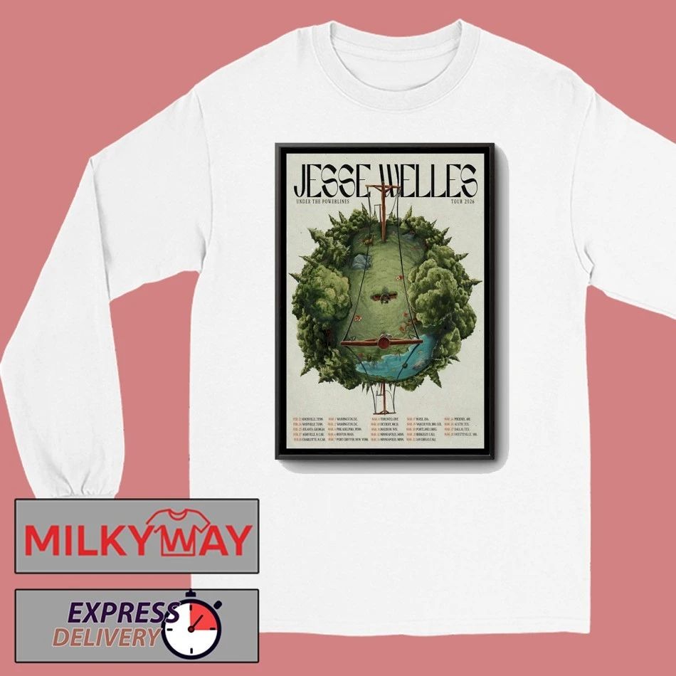 Jesse Welles Spring 2026 Tour Poster shirt