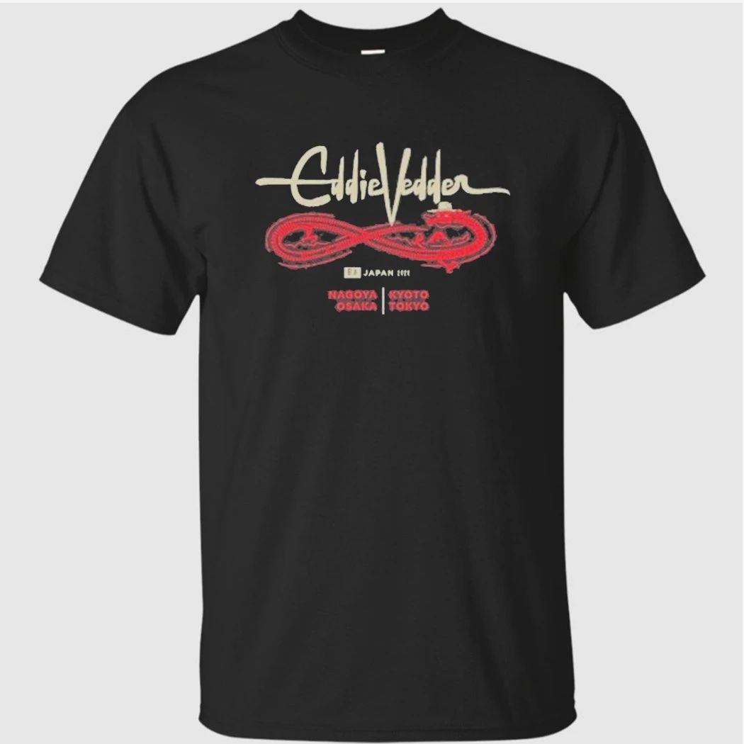 Eddie Vedder 2026 Japan Tour Figure 8 Dragon Shirt