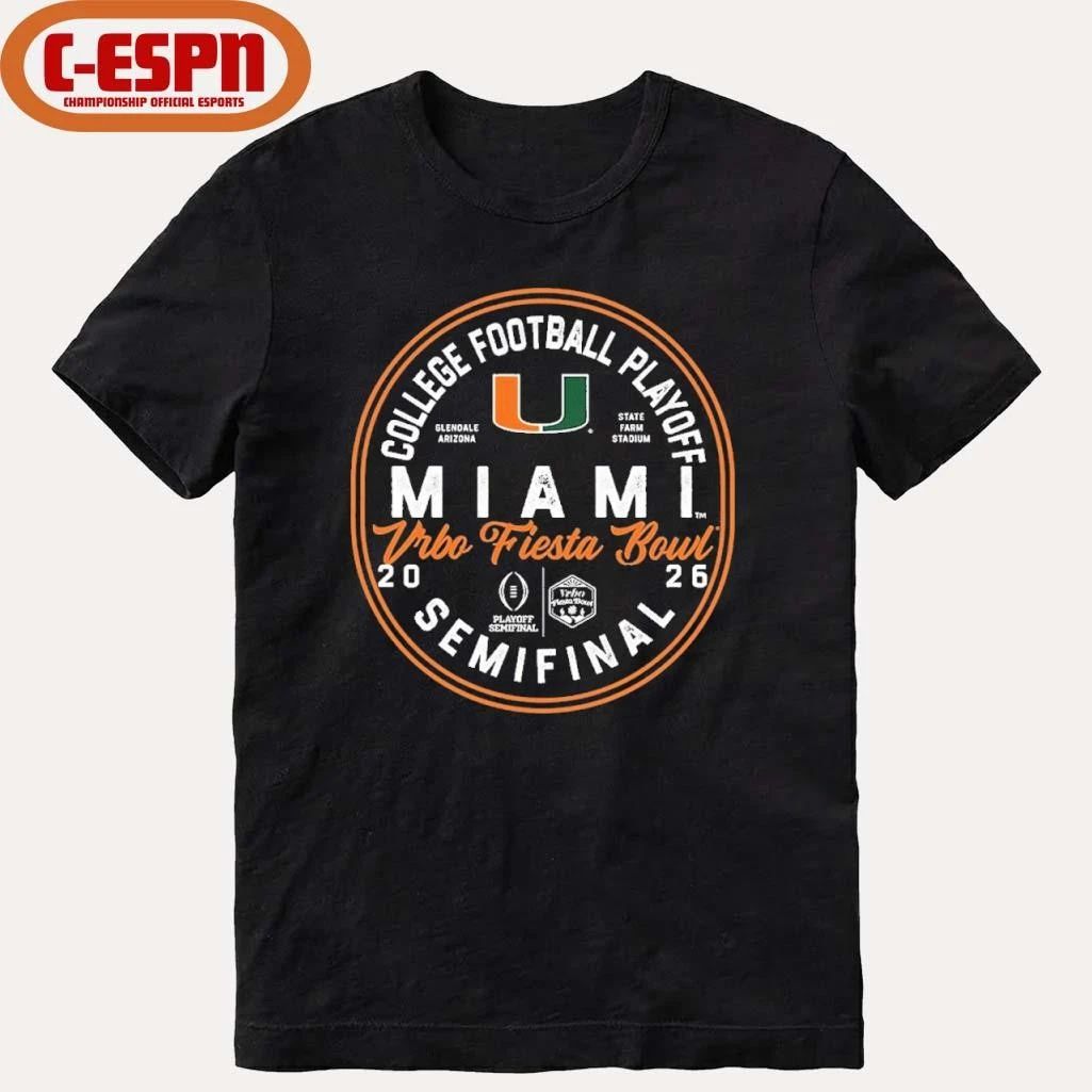 CFP Semifinal Miami 2026 Fiesta Bowl Bound T-shirt