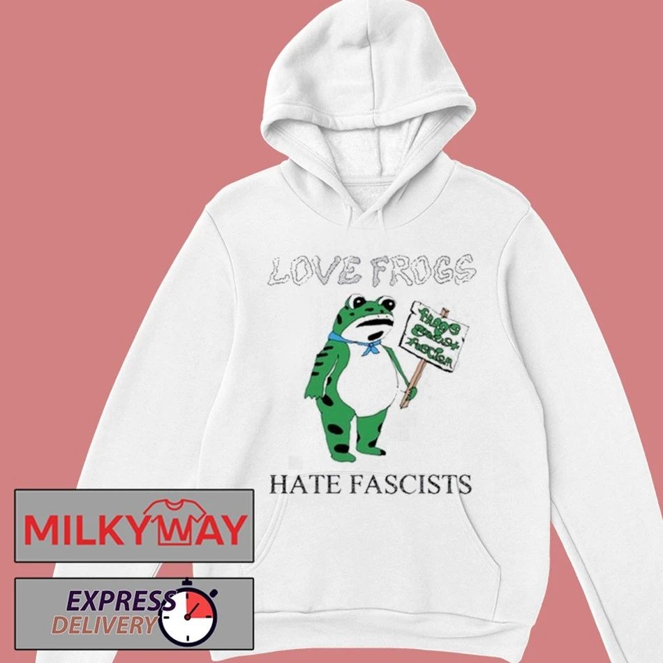 Love Frogs Hate Fascism Tour shirt