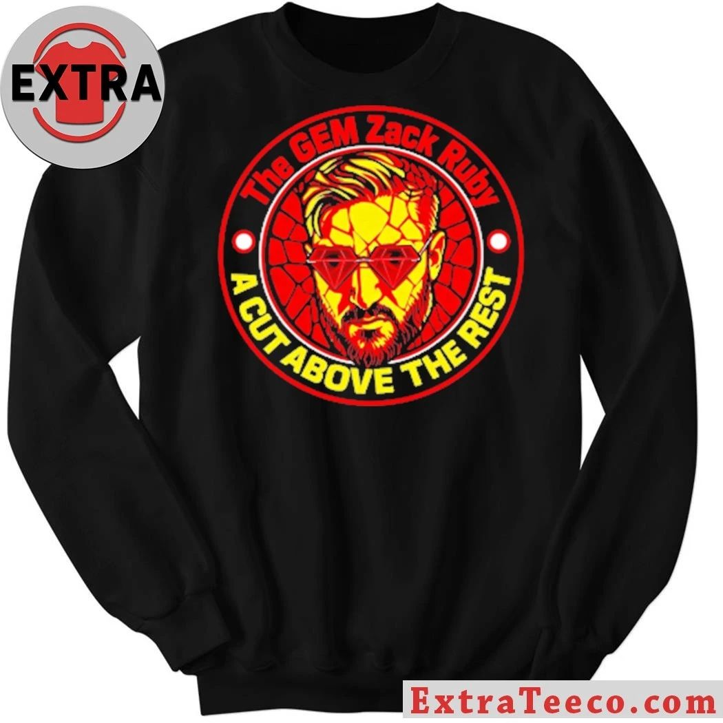 Original The Gem Zax Ruby A Cut Above The Rest New Gem Pro Wrestling Shirt