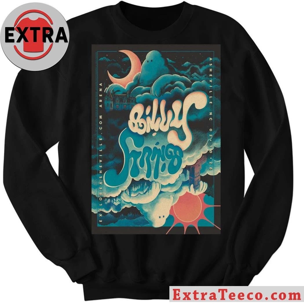 Billy Strings Asheville, NC On Feb 10, 2026 Event Poster T-Shirt