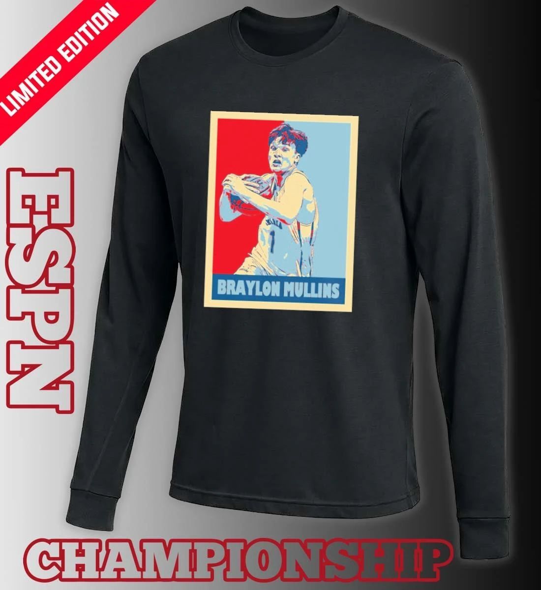 Braylon Mullins Uconn Basketball Poster Hope T-Shirt