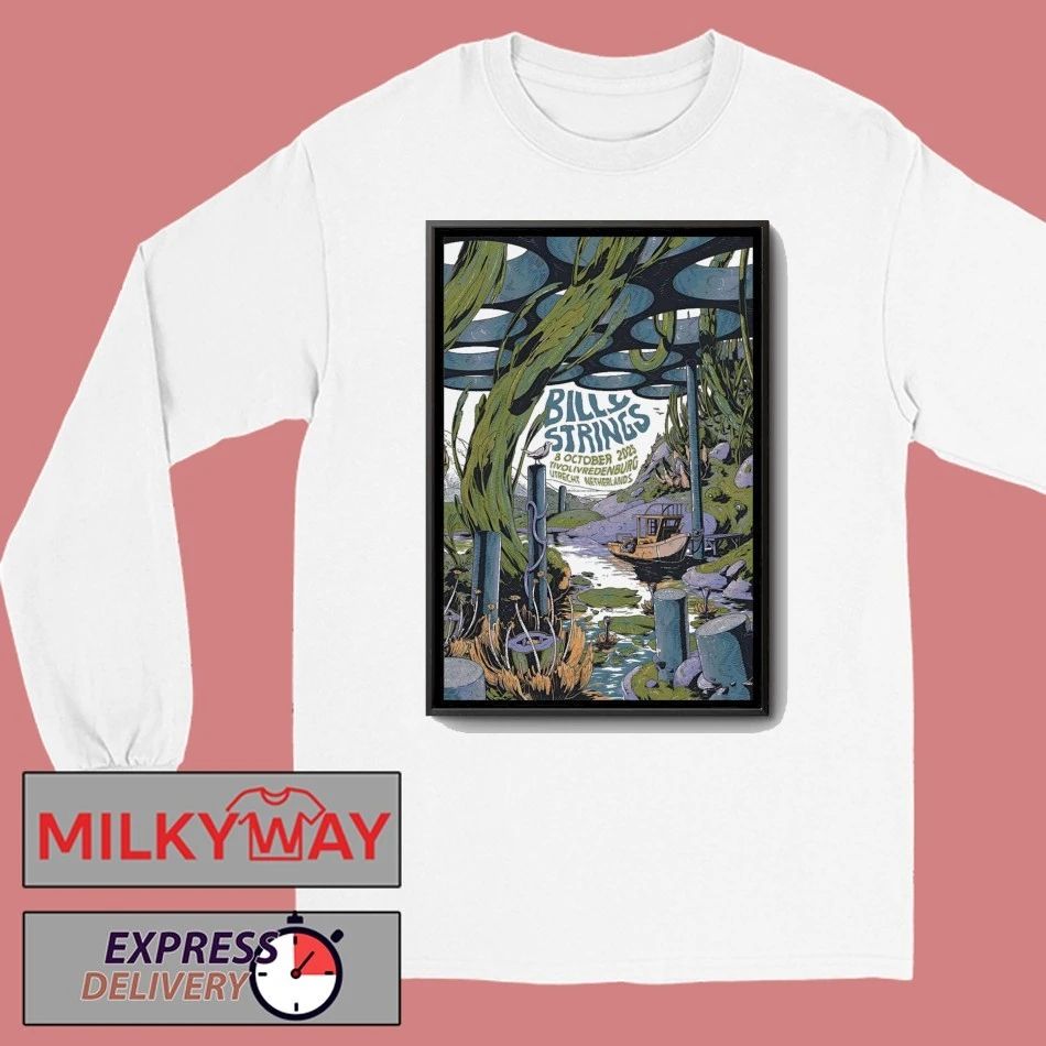 Billy Strings Oct 8 2025 TivoliVredenburg Utrecht Netherlands Poster shirt