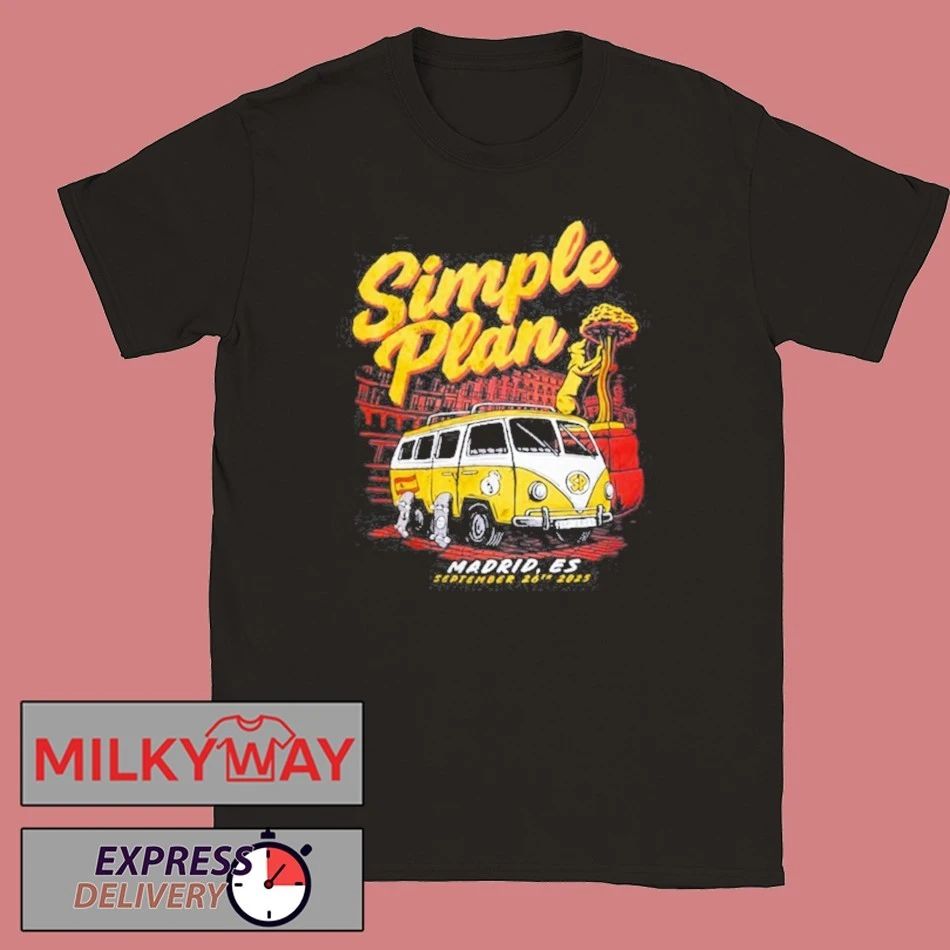 Simple Plan Madrid, Spain 2025 Event T-Shirt