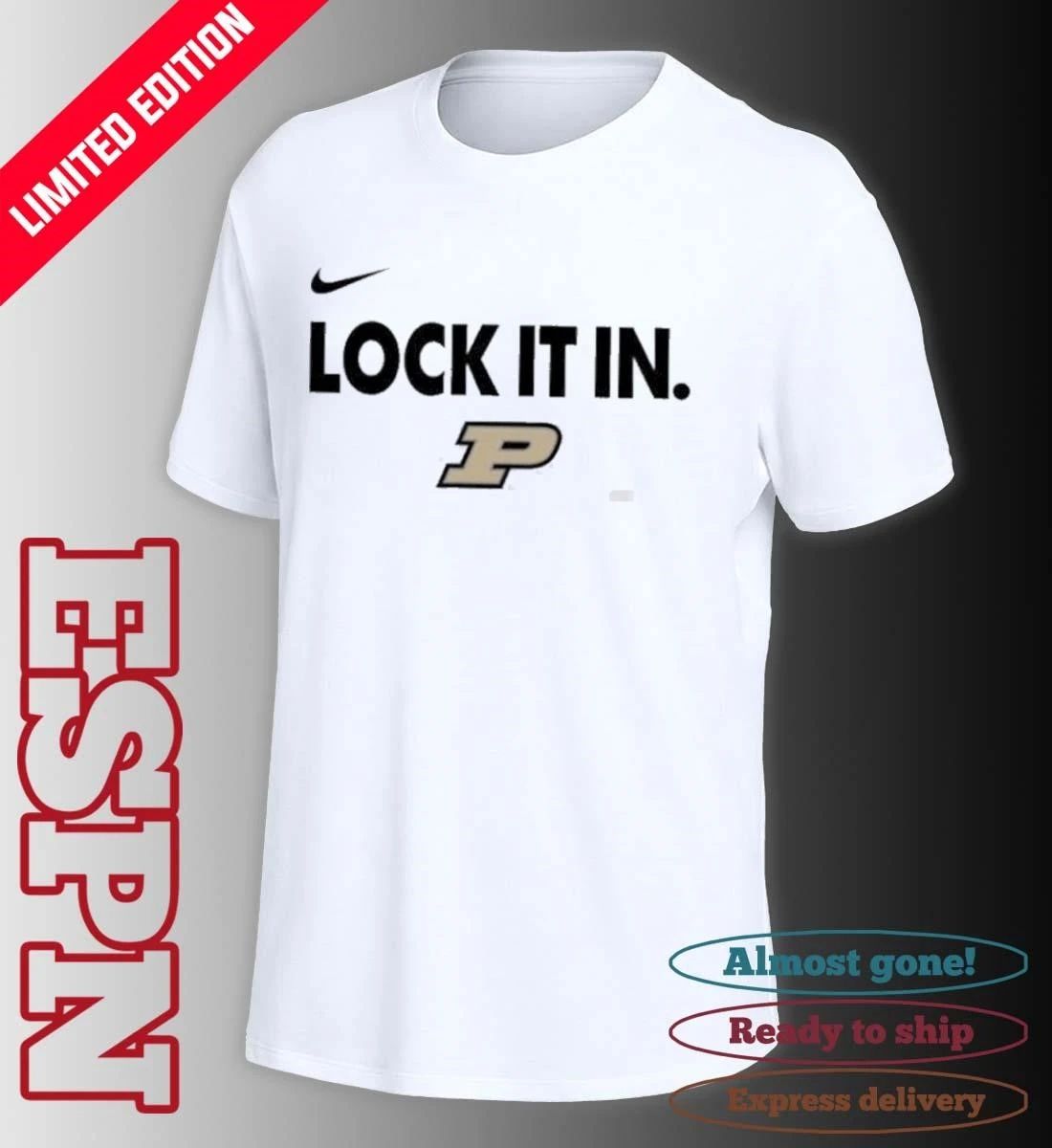 Purdue Men’s Basketball Lock It In NCAA March Madness T-Shirt