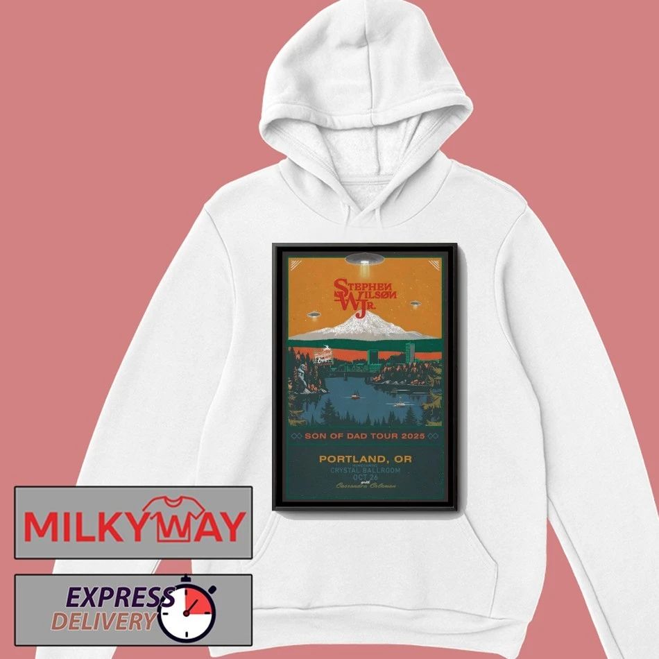 Stephen Wilson Jr Tour Oct 26 2025 Crystal Ballroom in Portland Tour Poster shirt