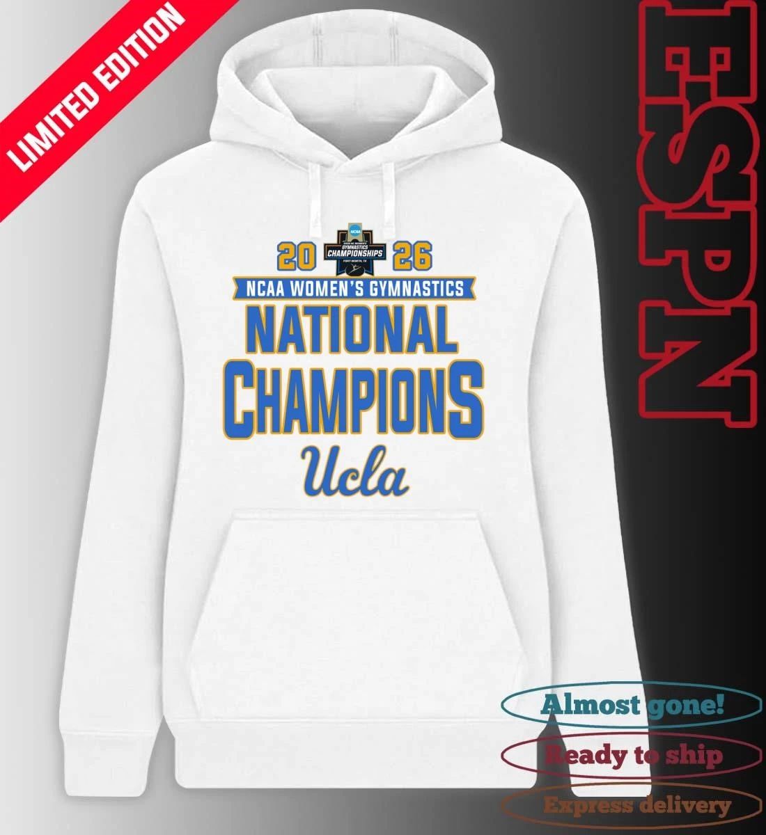 Ucla Bruins 2026 NCAA Women’s Gymnastics National Champions T-Shirt