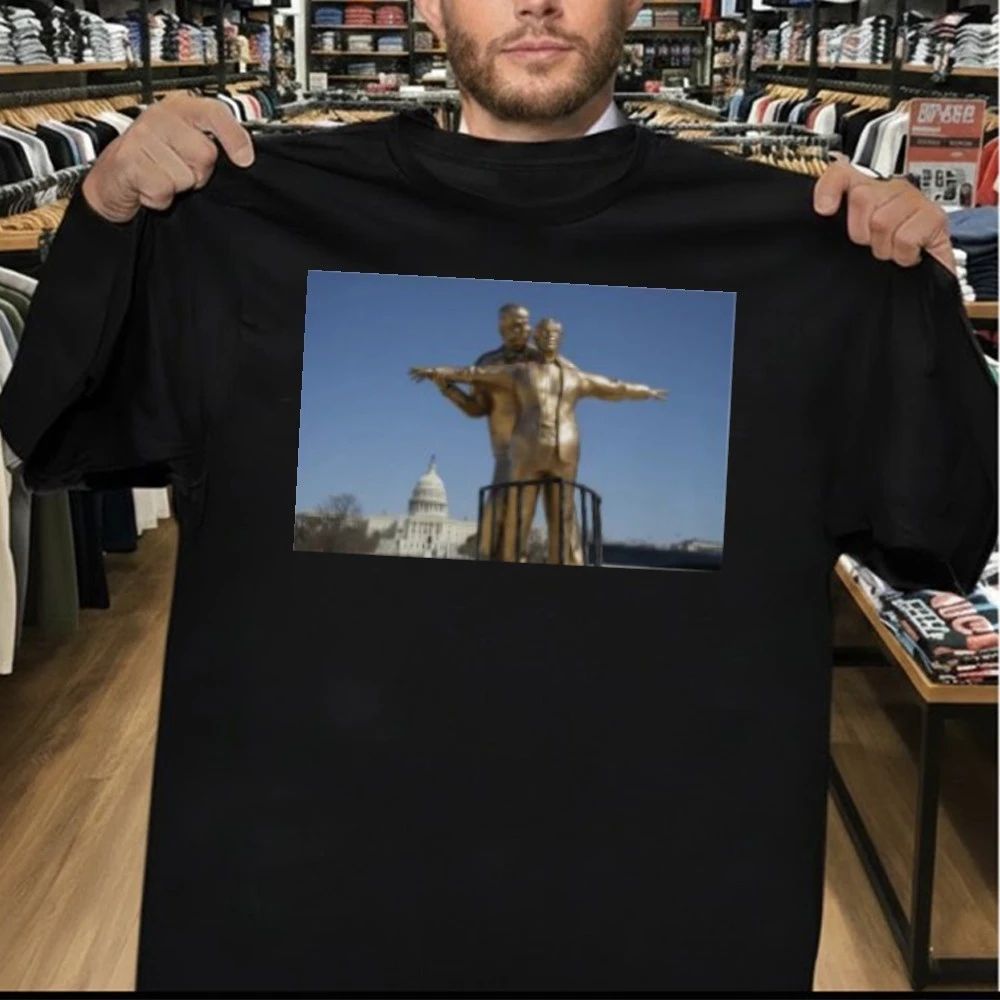 Trump and Epstein Titanic Statue Shirt