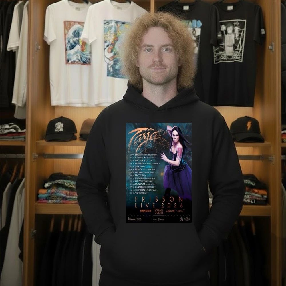 Tarja Turunen Frisson Live 2026 Poster Shirt