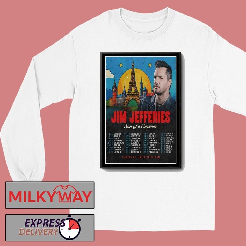 Jim Jefferies Son Of A Carpenter Tour 2026 Poster shirt