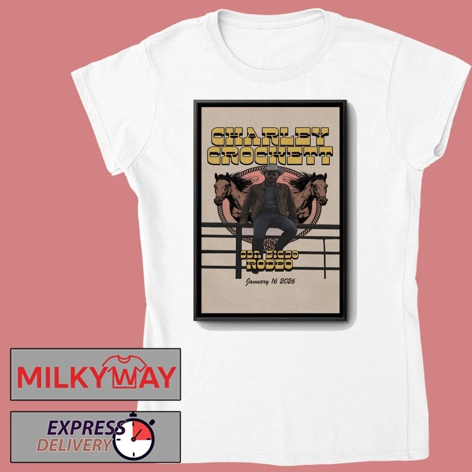 Charley Crockett Tour San Diego On Jan 16 2026 Poster shirt