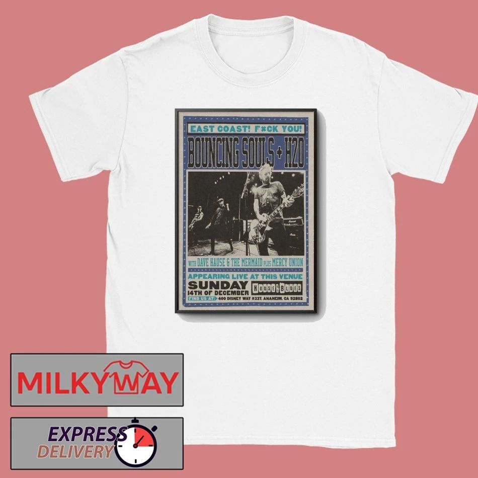 The Bouncing Souls 12.14.2025 Anaheim CA Poster shirt