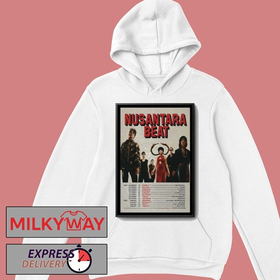 Nusantara Beat November 2025 and January 2026 Poster shirt