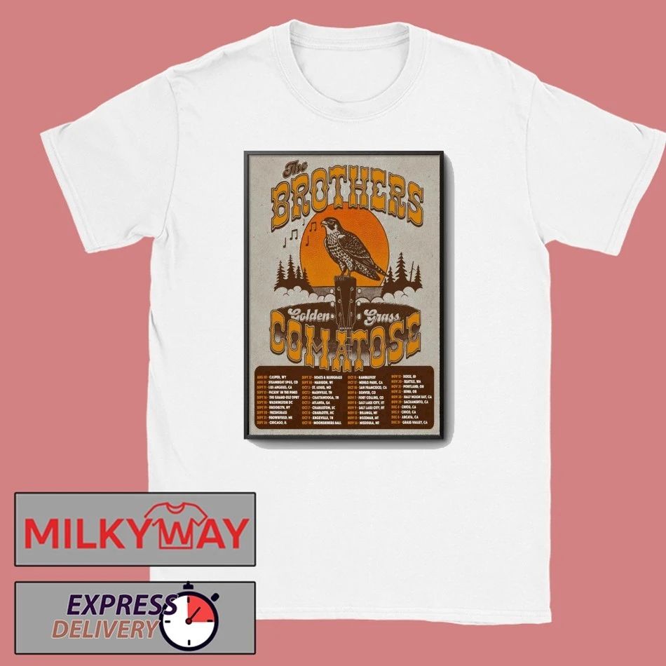 The Brothers Comatose 2025 GoldenGrass Tour Poster shirt